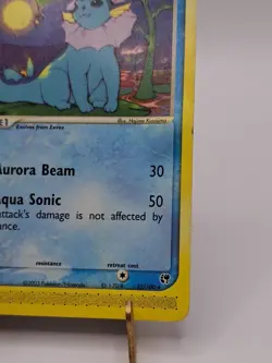 Vaporeon 25/100 Rare EX Sandstorm Pokemon Card LP / MP - Image 4