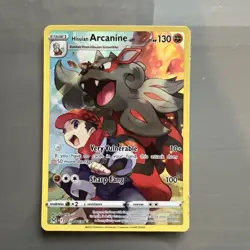 Pokemon TCG Hisuian Arcanine Holo Card Lost Origin Trainer Gallery, TG08/TG30 - Image 1