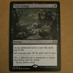 Magic: The Gathering Toxic Deluge Double Masters Rare Sorcery Black 110/332 - Image 1