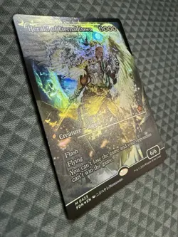 MTG Herald of Eternal Dawn #0423 Foil Showcase Mythic Foundations (FDN) - Image 3