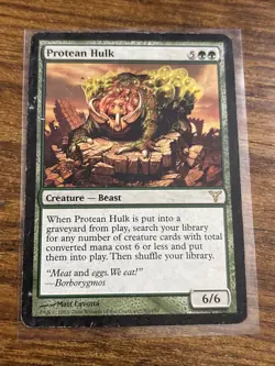 MTG Protean Hulk Dissension Card 90/180 Regular Rare - Image 1