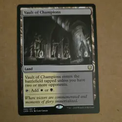 Magic: The Gathering Vault of Champions Commander Legends Rare Land White Black… - Image 1