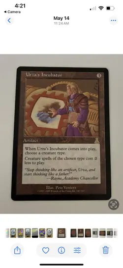 Urza's Incubator Urza's Destiny Regular MTG - Image 1