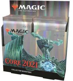 Magic the Gathering MtG TCG 2021 Core Set COLLECTOR Booster Box [12 Packs] 630509914753 - Image 1