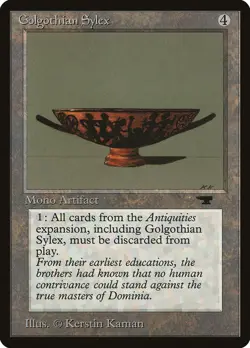 MTG Golgothian Sylex - Antiquities #051 - Image 1