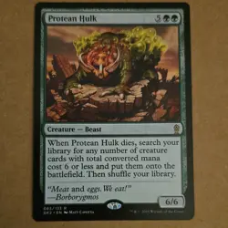 Magic: The Gathering Protean Hulk Ravnica Allegiance Guild Kits Rare 083/133 - Image 1