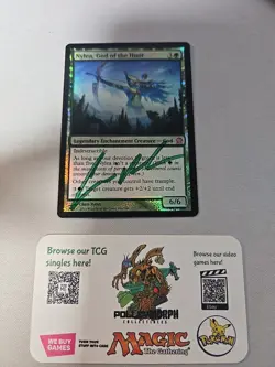 Nylea, God of the Hunt - Foil Magic English Theros Signed By Artist Chris Rahn - Image 1
