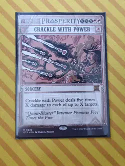 1x Crackle with Power Outlaws of Thunder Junction: Breaking News Regular - Image 1