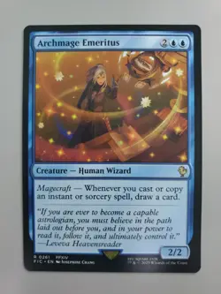 MTG Archmage Emeritus Commander: Final Fantasy Regular Rare - Image 1