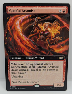 Gleeful Arsonist (Extended Art) Commander: Duskmourn: House of Horror Regular - Image 1