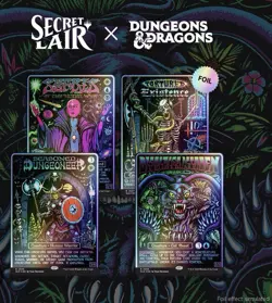 Black Lights & Dark Dungeons - FOIL - Secret Lair x D&D MTG Magic - PRESALE - Image 1