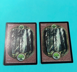 2x Forest - Unglued - MTG - Magic the Gathering - Image 2