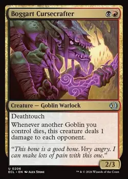 Boggart Cursecrafter ECL NM MTG - Image 1