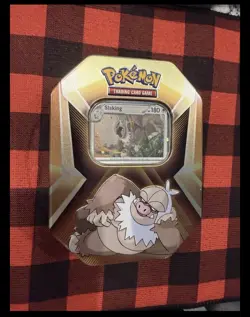 Pokemon TCG Slaking Promo Card Tin Lot – Holo & Regular Pokemon Trainer Cards - Image 2