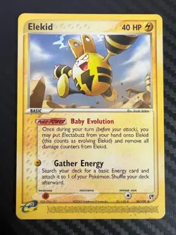 Pokemon TCG Elekid 36/100 Sandstorm Regular LP - Image 1