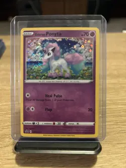 Pokemon TCG Galarian Ponyta General Mills Special Holo Black Star Promo SWSH013 - Image 1