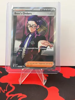 Boss’s Orders 256/217 Ultra Rare Full Art Pokemon TCG Ascended Heroes NM/M - Image 1