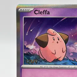 STAFF Prerelease Promo Cleffa 037 SVP Obsidian Flames Scarlet Violet Pokemon - Image 2