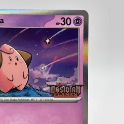 STAFF Prerelease Promo Cleffa 037 SVP Obsidian Flames Scarlet Violet Pokemon - Image 3
