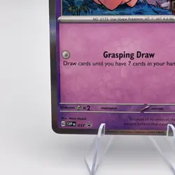 STAFF Prerelease Promo Cleffa 037 SVP Obsidian Flames Scarlet Violet Pokemon - Image 5