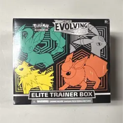 Pokemon Sword & Shield Evolving Skies Elite Trainer Box Booster Leafeon Umbreon - Image 1