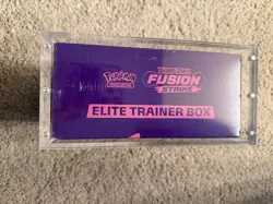 Brand New Pokemon Fusion Strike Elite Trainer Box Factory Sealed w/ Acrylic Case - Image 3