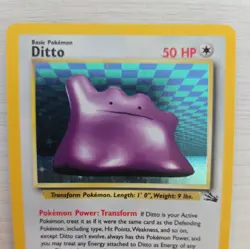 Pokemon Fossil Holo Rare Ditto 3/62 - Image 3