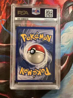 Vintage 1999 Pokemon Ninetales Holo #12 PSA 7 - Image 2