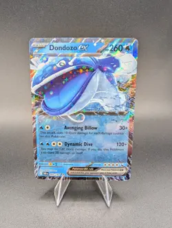 Dondozo ex #66 Pokemon Destined Rivals Double Rare Holo NM - Image 1