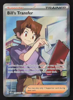 Bill's Transfer - Ultra Rare Holo MEW 194/165 NM Pokemon TCG - Image 1