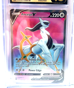2022 POKEMON " PRISTINE " GRADE 10 ! ARCEUS V HOLO # 165/172 LOWEST POP 51 !!!! - Image 2