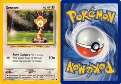 Sentret 71/111 Common Neo Genesis Pokemon LP - Image 3