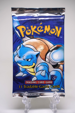 Pokemon TCG Base Set Booster Pack Blastoise Art Potential Shadowless Sealed - Image 1
