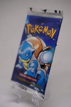 Pokemon TCG Base Set Booster Pack Blastoise Art Potential Shadowless Sealed - Image 3