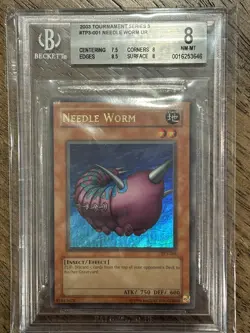 Yugioh - Needle Worm TP-003 BGS 8 - Image 1