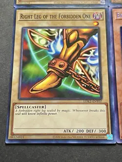 Exodia Full 5 Piece Set | LDK2 + Exodia, The Legendary Defender | YuGiOh! - Image 3