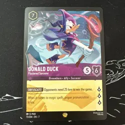Disney Lorcana Donald Duck - Flustered Sorcerer 73/204 - NON FOIL - Image 1