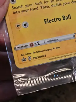 Special Delivery Pikachu SWSH074 Promo Pokemon Card – Sealed Holo Swirl - Image 5