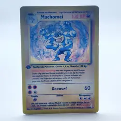Pokemon TCG Karte - Machomei - 1. Edition - Base Set 8/102 - Deutsch - WOTC - Image 1