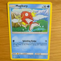 MAGIKARP 32/147 POKEMON CARD (BURNING SHADOWS SET) - Image 1
