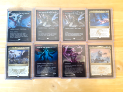 mtg 2 shiko, paragon of the way 1 borderless 2 all-out assault and 4 other cards - Image 1