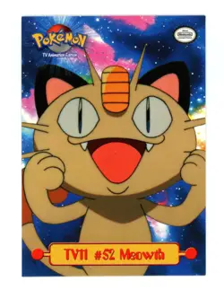 Pokemon Card - Meowth TV11 - TV Animation Edition - Topps Series 1 - Image 1