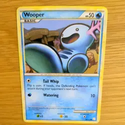 WOOPER 88/123 POKEMON CARD (HEARTGOLD AND SOULSILVER SET) - Image 1