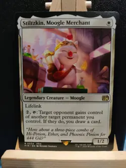 Stiltzkin, Moogle Merchant - Final Fantasy - Rare - NM (see pics) MTG - Image 1