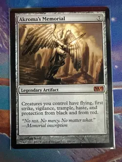 Akroma's Memorial Core Set 2013 M13 Mythic Colorless Legendary Artifact Wizards - Image 1