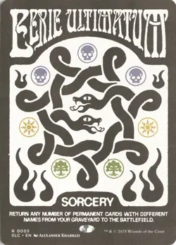 MTG Eerie Ultimatum (0005) *Non-Foil* Secret Lair: Encyclopedia MT/NM Free Ship - Image 1
