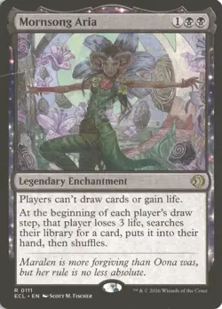 MTG Mornsong Aria (0111) *Non-Foil* Base Rare Lorwyn Eclipsed MT/NM - Image 1