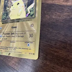 2021 Pokemon Celebrations Ultra Premium Collection #58 Pikachu Gold Metal - Image 2