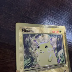 2021 Pokemon Celebrations Ultra Premium Collection #58 Pikachu Gold Metal - Image 4