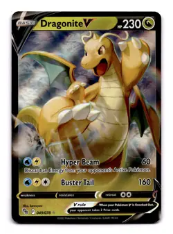 Dragonite V - 049/078 PGO: Pokemon GO Ultra Rare Holofoil LP - Image 1